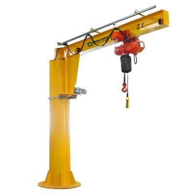 Dy Top Selling 1ton 3m 2ton 3m with Electric Chain Hoist Portable Jib Crane