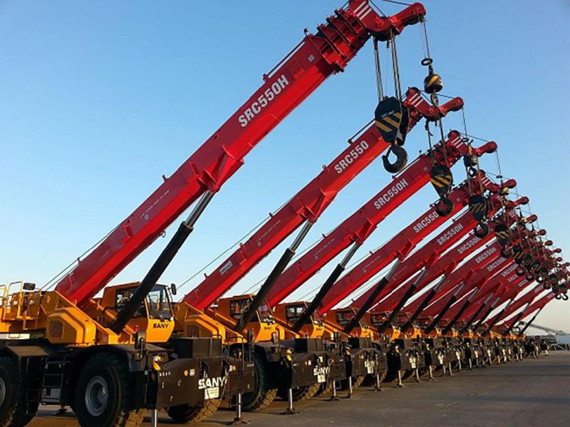 90t Rough Terrain Crane Src900c Cranes Factory Price