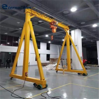 Push by Hand Portable Small Gantry Crane for Sale