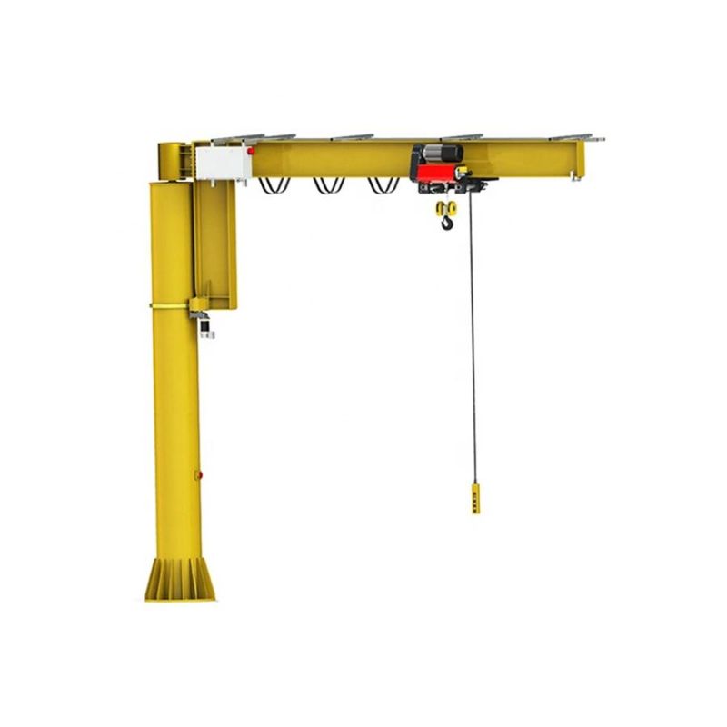 Dy Factory Workshop Electric Wire Rope Hoist 0.5 1 1.5 2 3 4 5 Ton 0.5ton 1ton 1.5ton 2ton 3ton 4ton 5ton Pillar Arm Jib Crane Price 360 Degree Supplier