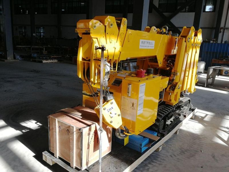 Mini Crawler Crane 3t Spider Crane with Remote Control