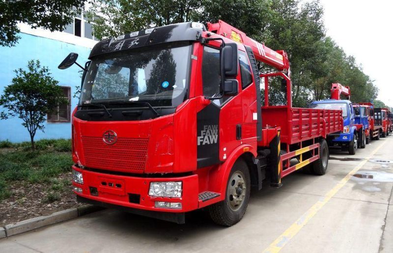 Qy12 12 Ton Construction Spider Mobile Truck Mounted Crane