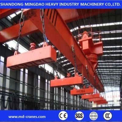 Factory Used 15t 20t 30t Double Girder Bridge Electromagnetic Load Lifting Overhead Crane