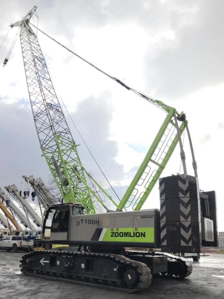 China Lifting Machinery Zoomlion Zcc1500V 150 Tons Hydrralic Crawler Crane for Sale