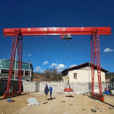 Customized 500kg 1ton 2ton 3ton Mini Electric Gantry Crane with Cantilevel