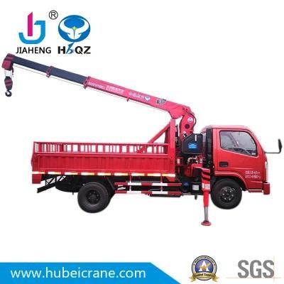 HBQZ China Manufacturer 5 Ton Hydraulic Truck Mounted Mobile Telescope Boom Crane for Building (SQ5S3)