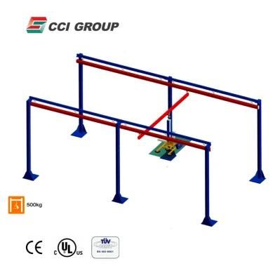 2022 Gc500 500kgs Gantry Crane for Glass at Factory