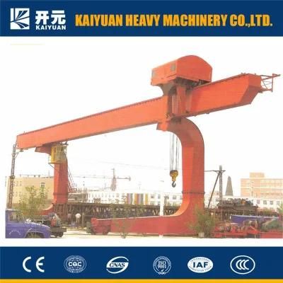 Electrical Single Girder Gantry Crane with Isolation Hoist