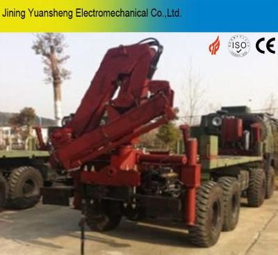 China Manufacturer 5 Ton Hydraulic Truck Mounted Mobile Folding Boom Crane