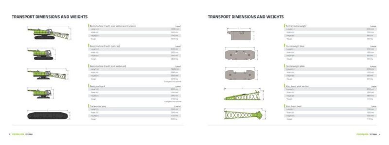 Zoomlion Zcc850V New Product 85 T Crawler Crane with Lattice Boom