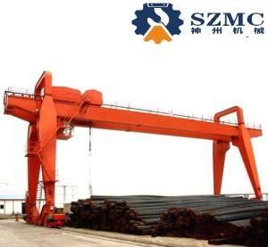 Lifting Machine Mge Double Girder Gantry Crane with Double Electric Trolly 18~35t
