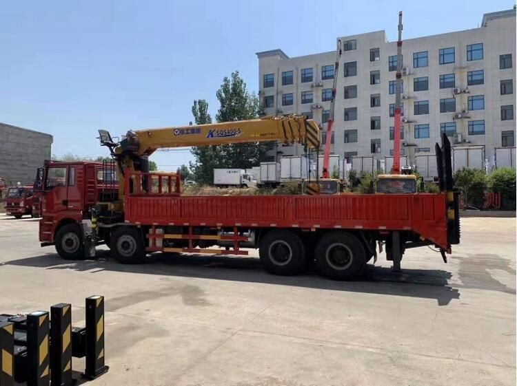 China New Factory Sales Shacman 8X4 12t 14t 16t 20t Truck Crane