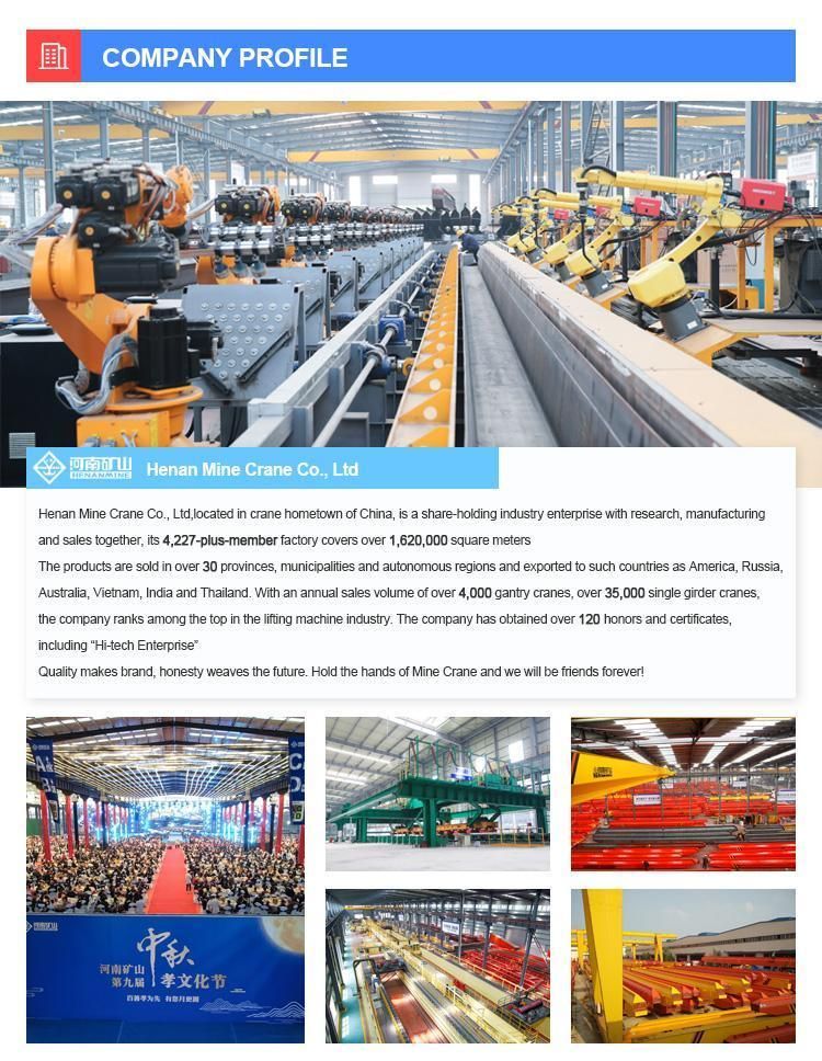 Rotation Hanging Beam Magnet Double Girder Overhead Crane