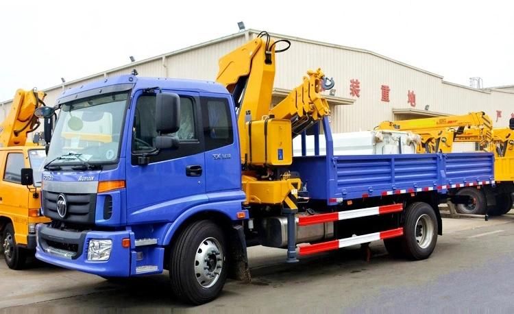Chinese Cheapest Price 8 Ton Truck-Mounted Crane with Foldable Arm Sq8zk3q