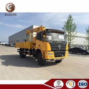 China Dongfeng 4X4 All Wheel Drive 6.3t Lorry Truck Mounted Crane (lifting 11.5m height)