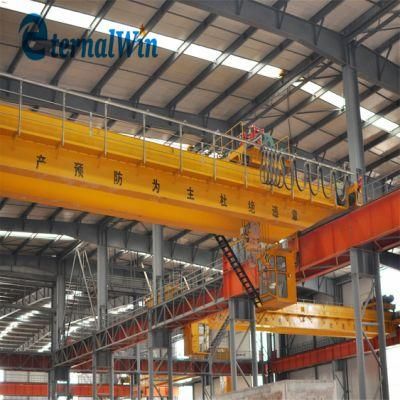 Workshop Bridge Crane Double Beam Girder Overhead Crane 16 Ton 20 Ton 30 Tons