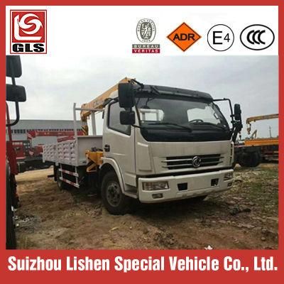 Dongfeng 5 Ton Telescoping Boom Crane LHD/Rhd Truck Mounted Crane