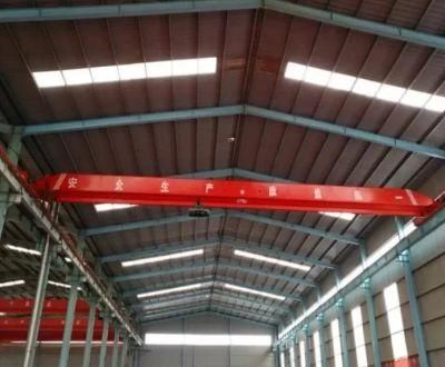 Factory Direct Supply Single Beam Bridge Crane with Electric Hoist Overhead Crane