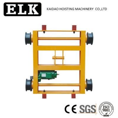 China Manufacturer 10 Ton Double Track End Carriage