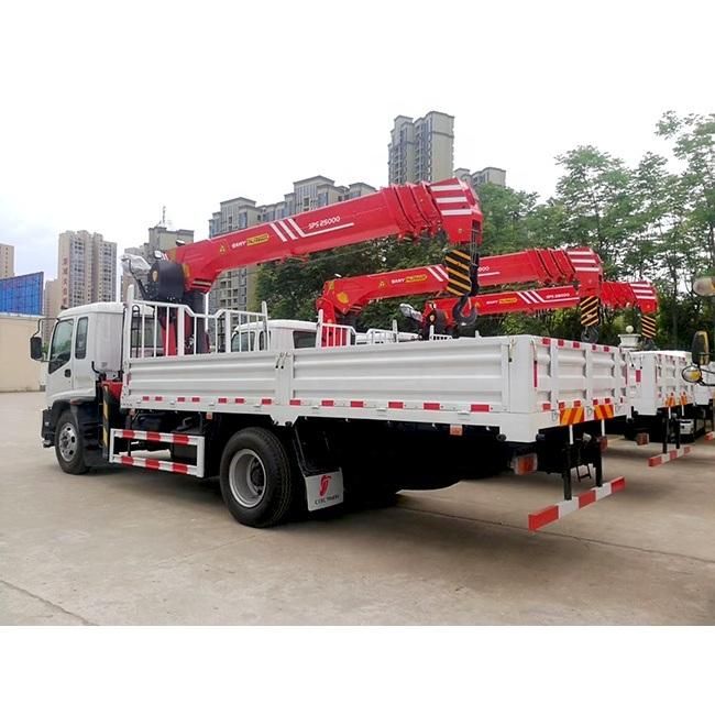 Good Quality Isuzu Ftr 4X2 Type Euro 5 Tower Sany Crane Truck for Sale