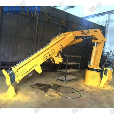 Knuckle Boom Hydraulic Marine Deck Crane for Sale