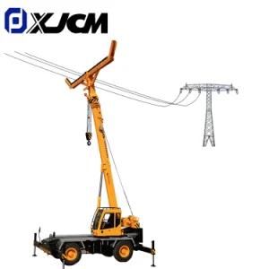 Self-Erecting Crane for Lifting Power Transmission Line