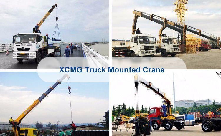 XCMG Official 3/4/5/6/8 Ton Hydraulic Arm Boom Crane Truck Mounted Loader Lorry Crane for Sale