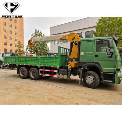 Sinotruk HOWO 6X4 3.2ton-10ton Telescopic Boom Truck Mounted Lift Crane Hot Sale