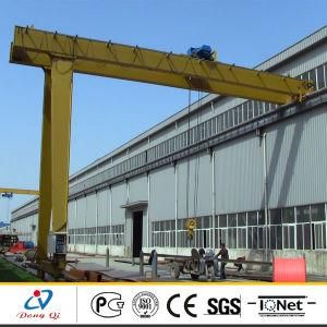 Gantry Crane Two Years Warranty Bmh Double Beam Semi Gantry Cranes with Electric Hoist