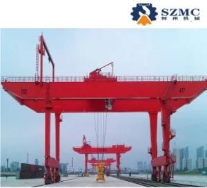 U Type 20ton 30t 40 T 50 T Double Girder Hook Container Gantry Crane for Hot Sale