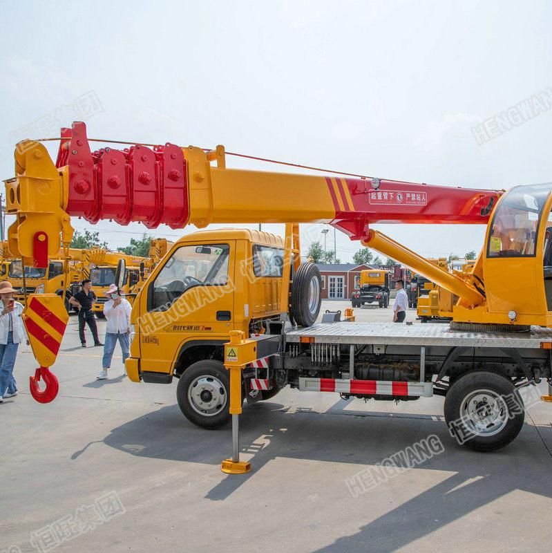Hydraulic Fold Able Crane a T V Trailer with Mobile Crane