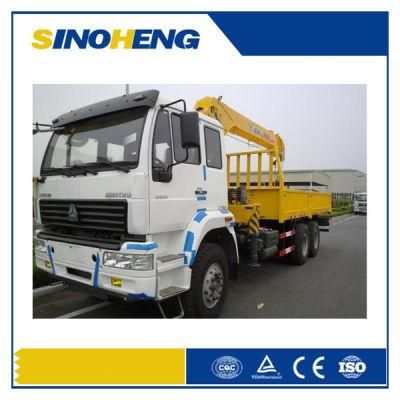 Sinotruk HOWO Straight Arm Lorry Mounted Crane 8 Ton