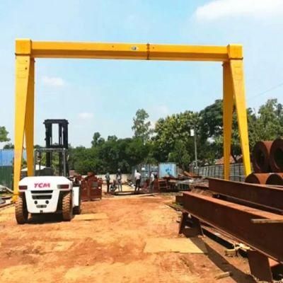 5 Ton Light Duty Electrial Moving Single Girder Gantry Crane