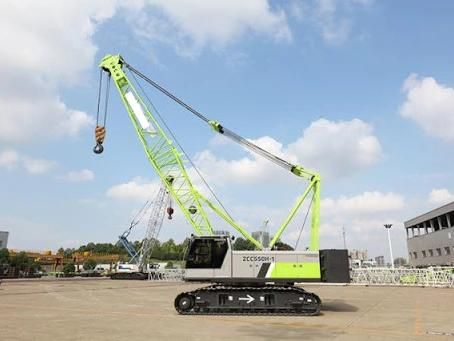 Official 55ton Crawler Crane Sinomada Chinese Mobile Truck Crane Zcc550h-1