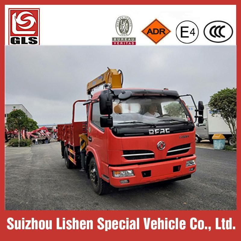 Small 6 Wheels Crane Truck 3 Tons Truck Mounted Crane