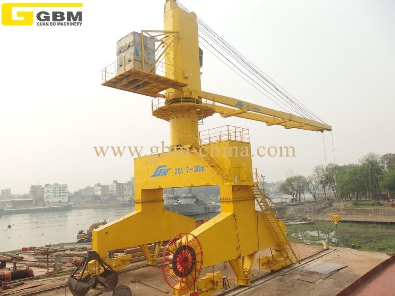 Mobile Harbor Crane Marine Crane Gbm Series