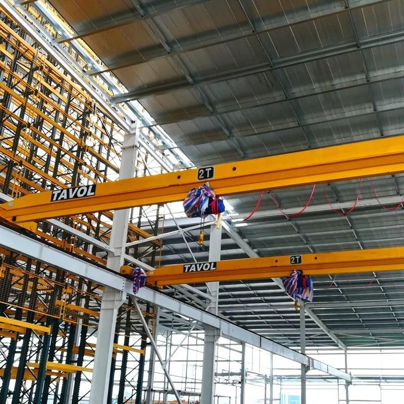 Factory Use 5ton Hoist Crane Travelling Motor Bridge Electric Hoist Overhead Crane