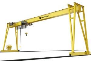 Single Girder Gantry Crane Lifting and Lowering Mechanism, Single Girder Semi Gantry Crane