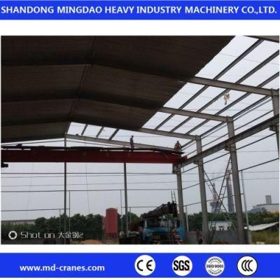 Heavy Duty 15t Overhead Crane Used for Steel Structure Workshop