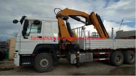 Sinotruk HOWO Light 4X2 8 Tons 10t Knuckle Boom Truck Mounted Crane for Fiji