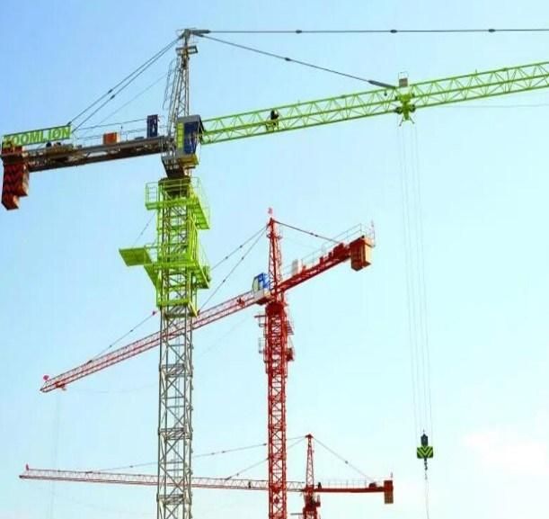 Hot Sale 10ton Flat-Top Tower Crane T6515-10 with Competitive Price