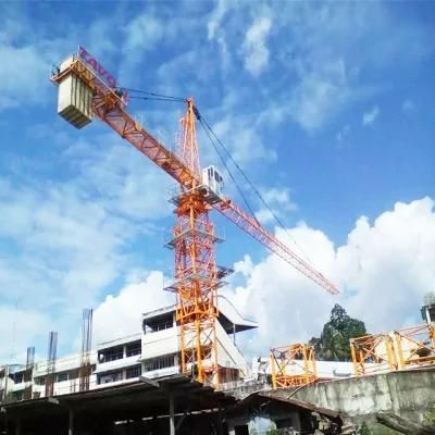 5t China CE ISO Tower Crane Qtz 5010 with 50m Jib