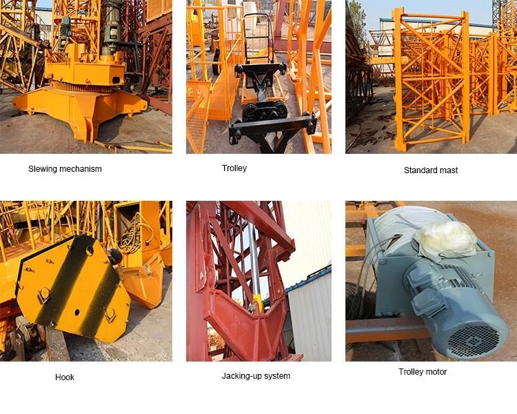Qtz50 (5010) 4ton Self Erecting Topless Construction Tower Crane