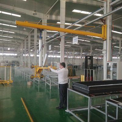 Straight Edge Glass Processing Line Jib Crane Vacuum Lifter Glass Lifting Equipment