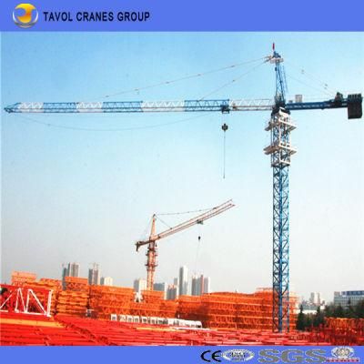 China Tavol Qtz250 7030 Ce ISO with 16t 70m Boom Topkit Crane Tower