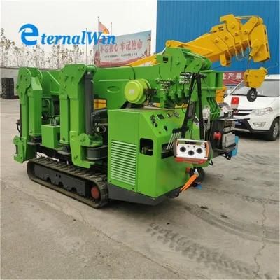 9.7m 13m Mobile Spider Crawler Crane Construction Mini Hoist Cranes with Capacity 3 Tons