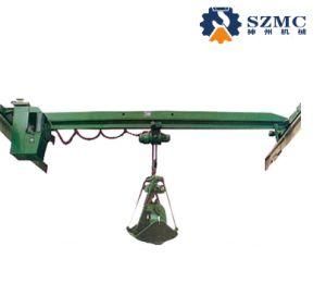 Ldz Coal Stone Electric Single-Girder Two Section Grab Overhead Winch Crane