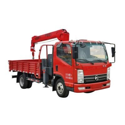 Good Quality Knuckle Crane Truck 3 Ton Truck Crane Sales Diesel Engine Crane with CE