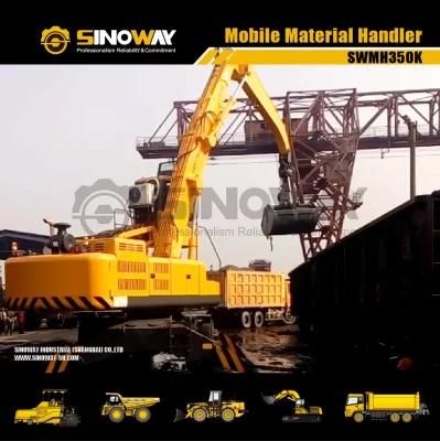 Fixed Material Handling Excavator for Sale 35ton Hydraulic Waste Material Handler