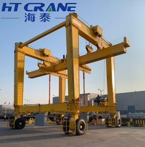 120 Ton Precast Girder Lifting Rubber Tyre Gantry Crane with Easy Assembly